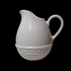 Vintage Pfaltzgraff Pitcher, Basket Weave Pattern